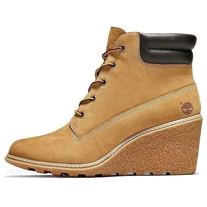 (WMNS) Timberland Earthkeepers Amston 6 Inch Boots 'Wheat Nubuck' TB08251A231 - 1