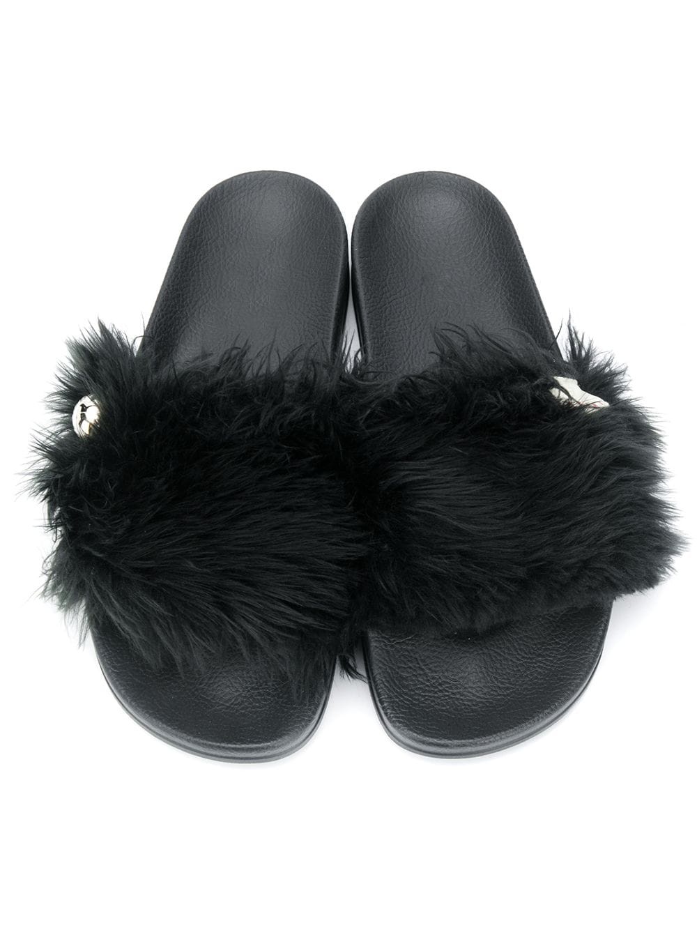 faux fur sliders - 4