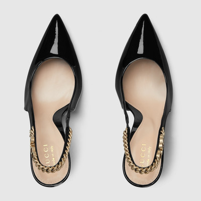 GUCCI Gucci Signoria slingback pump outlook