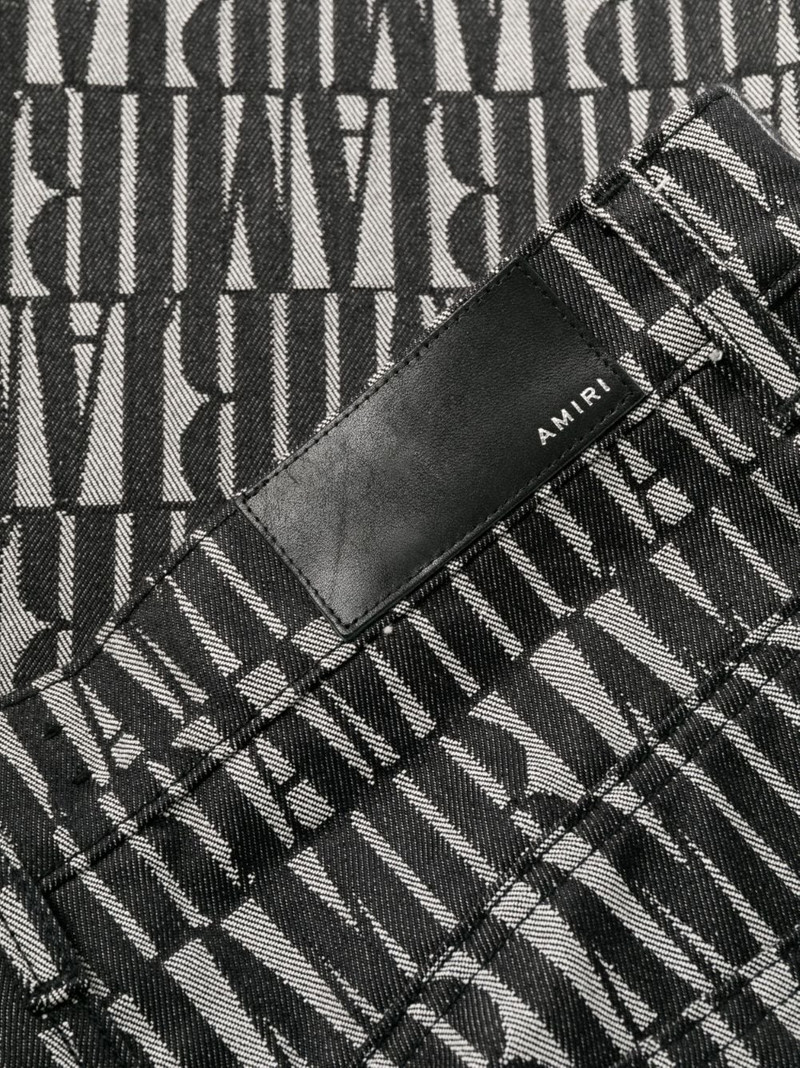 logo-print straight-leg trousers 7