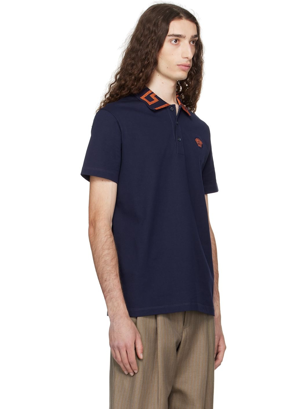 Navy Greca Polo - 2