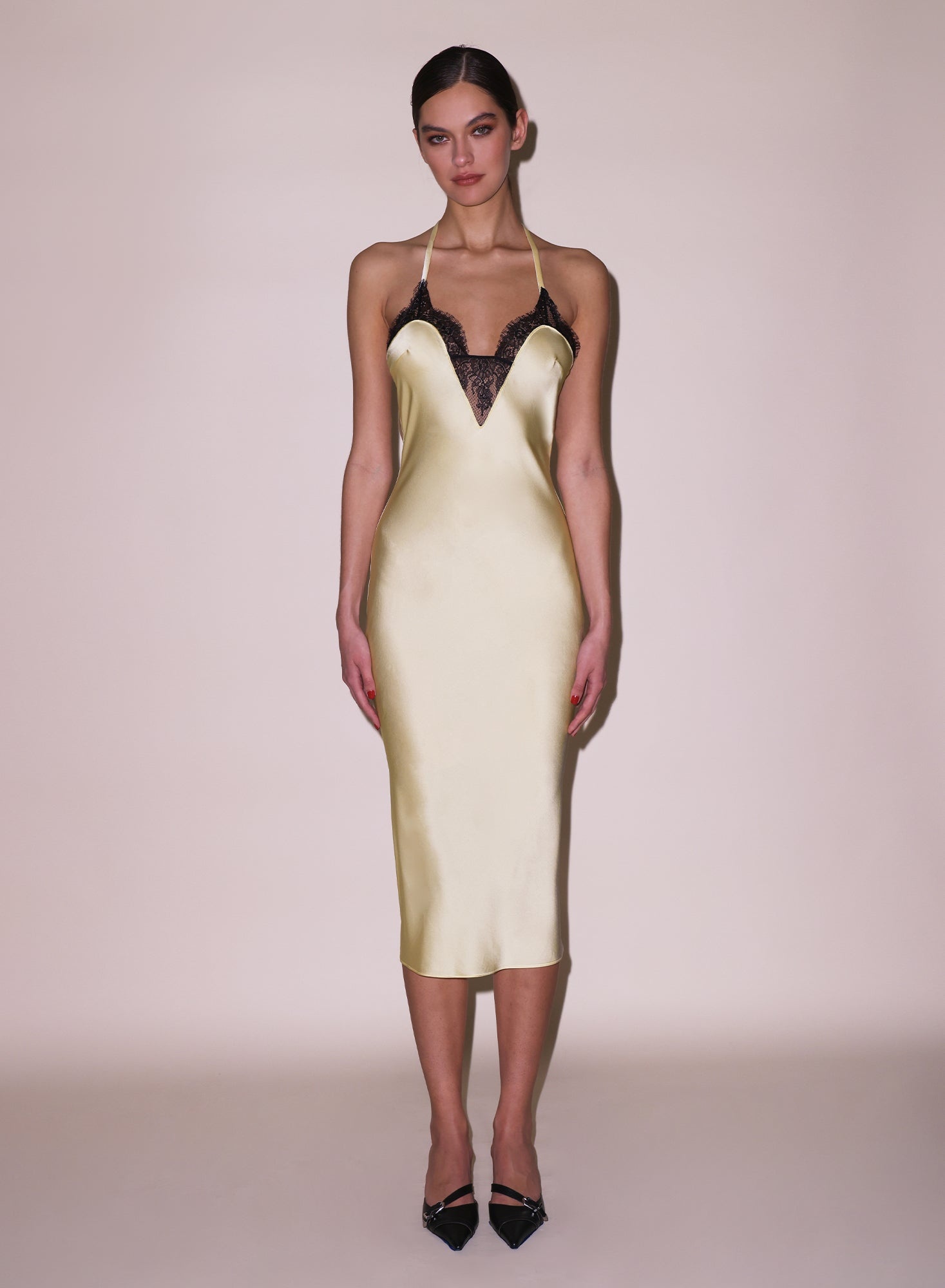 Buckle T-Strap Dress - 2