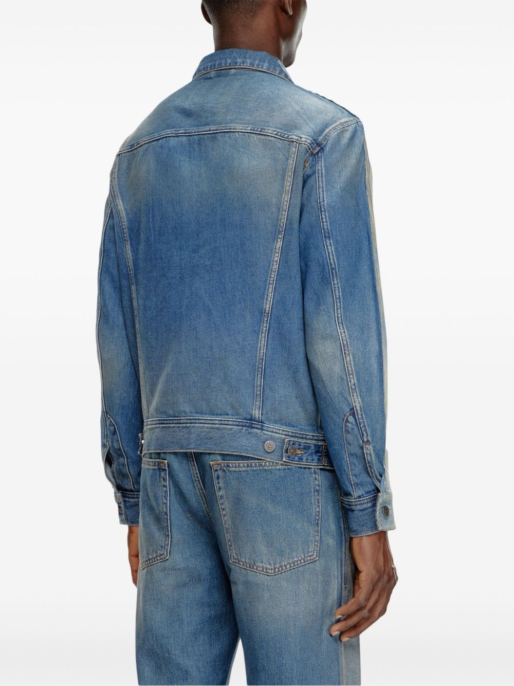 DISTRESSED DENIM JACKET - 5