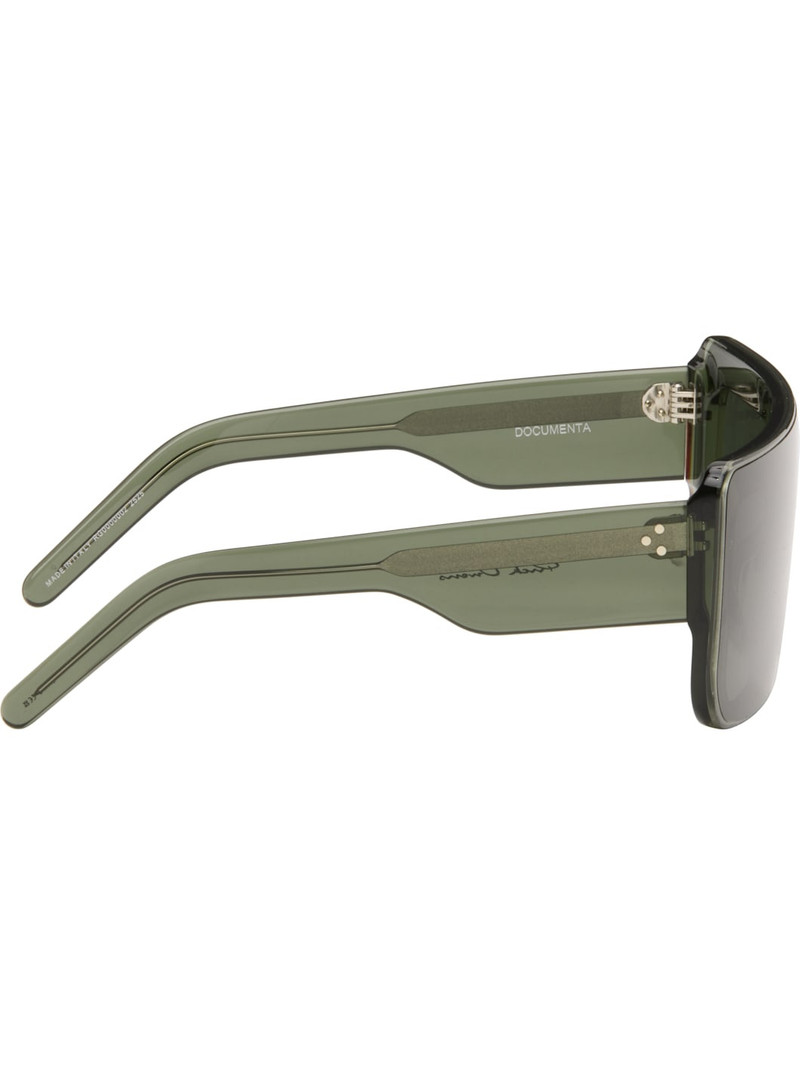 Rick Owens Green Documenta Sunglasses outlook