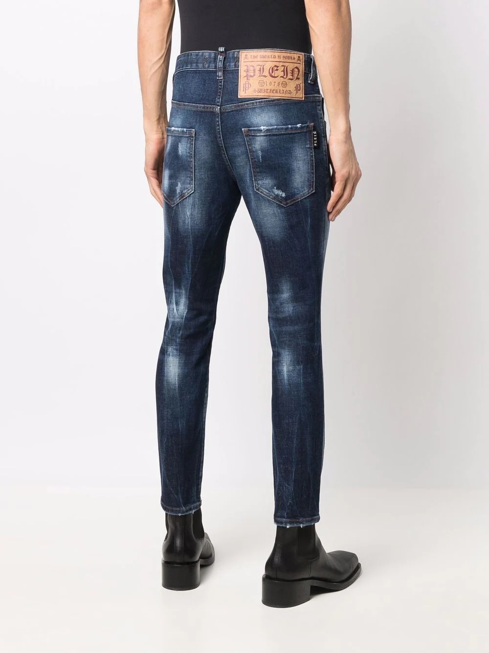 low-rise skinny jeans - 4