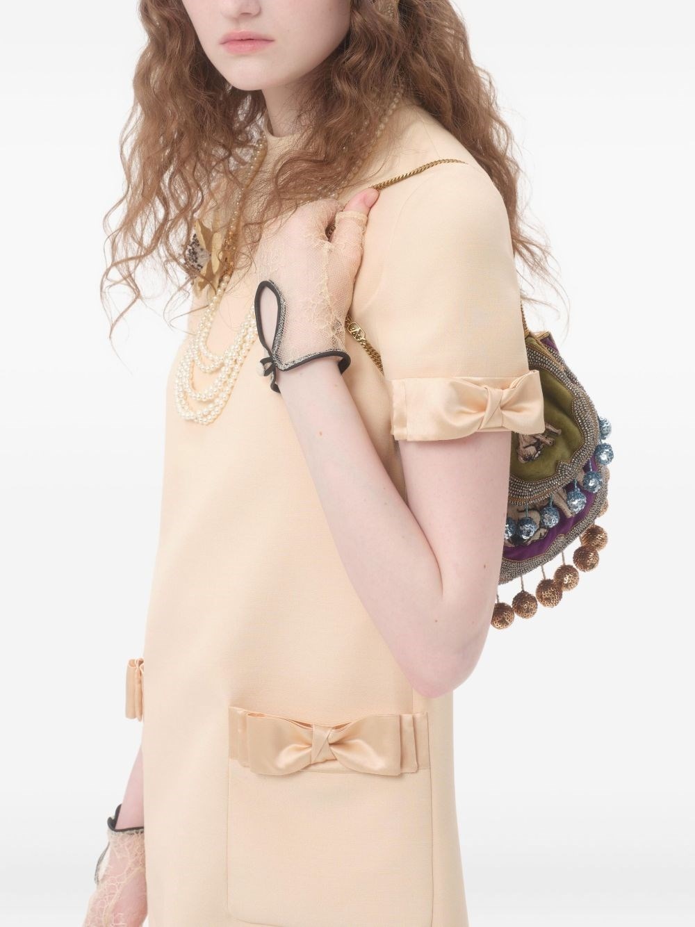 Wool and silk short dress - 2
