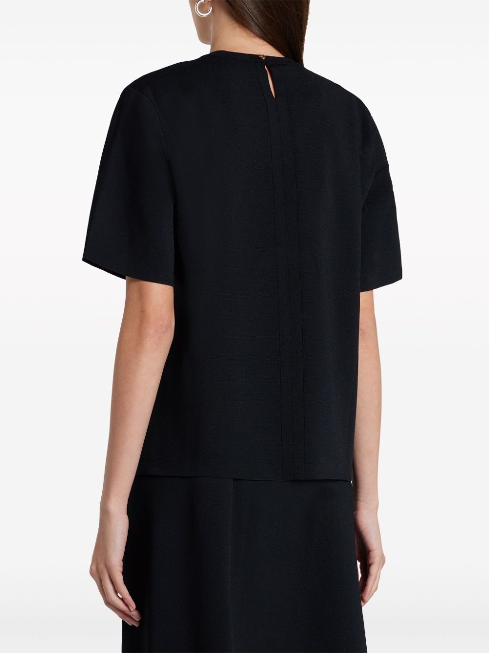 compact-knit T-shirt - 4