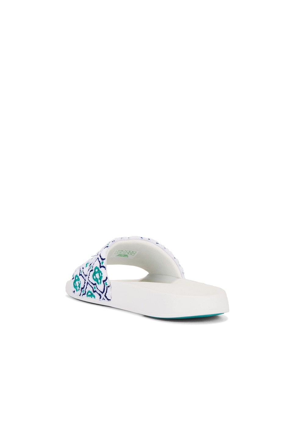 Womens Embroidered Terry Slider - 3
