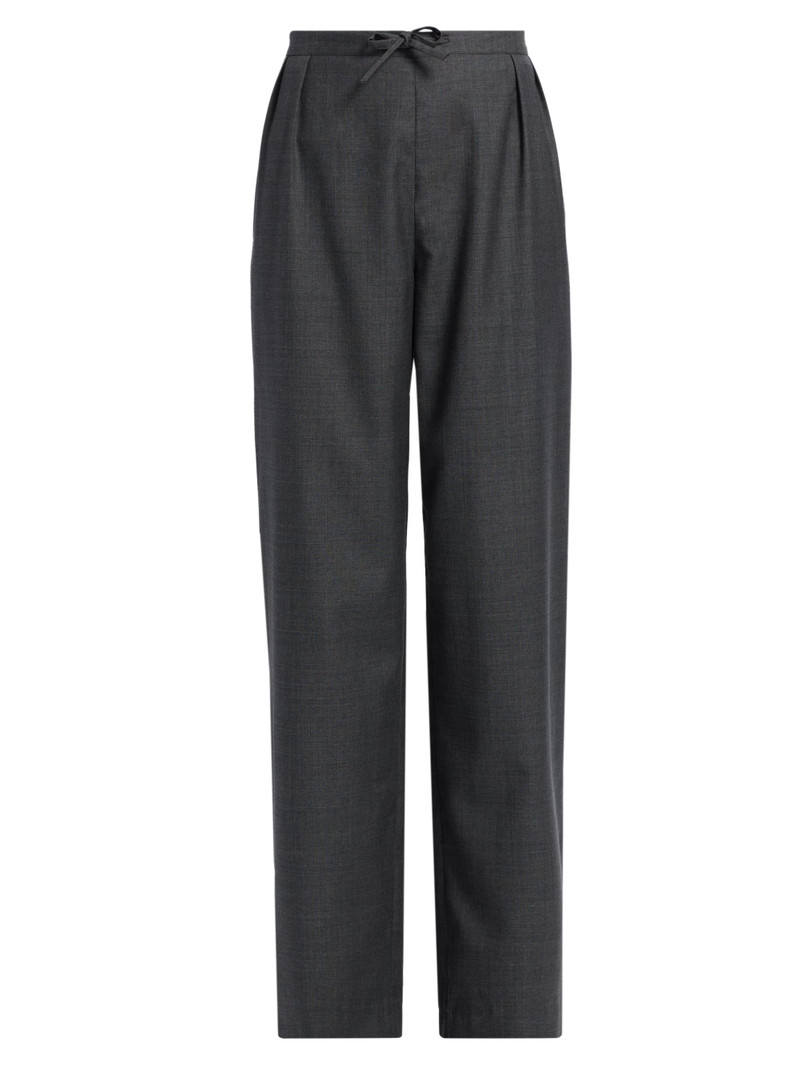 Women's Cove Pleated-Front Wide Leg Pants - Anthracite Melange 1