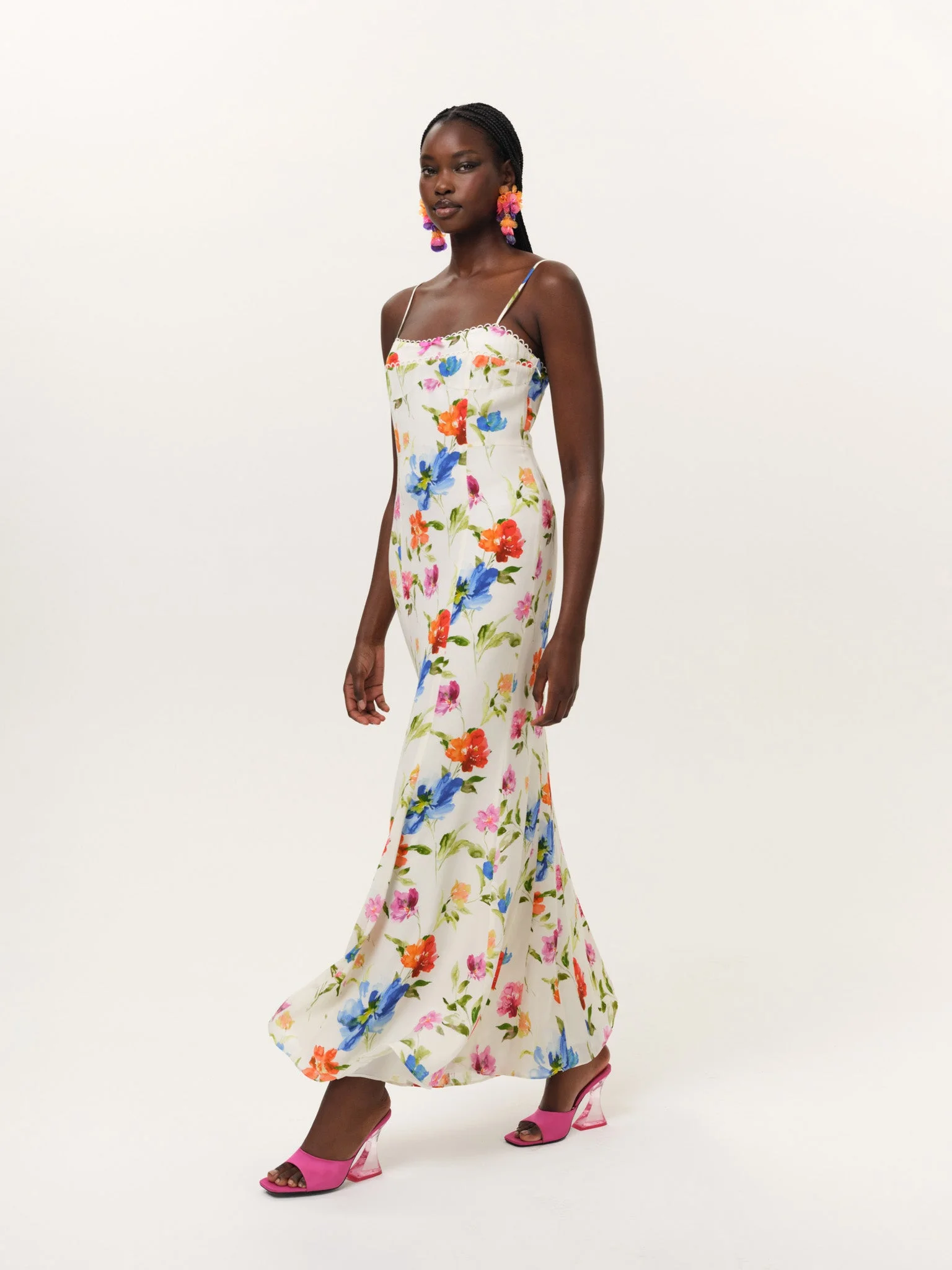 Tropical Bloom Maxi Dress - 1