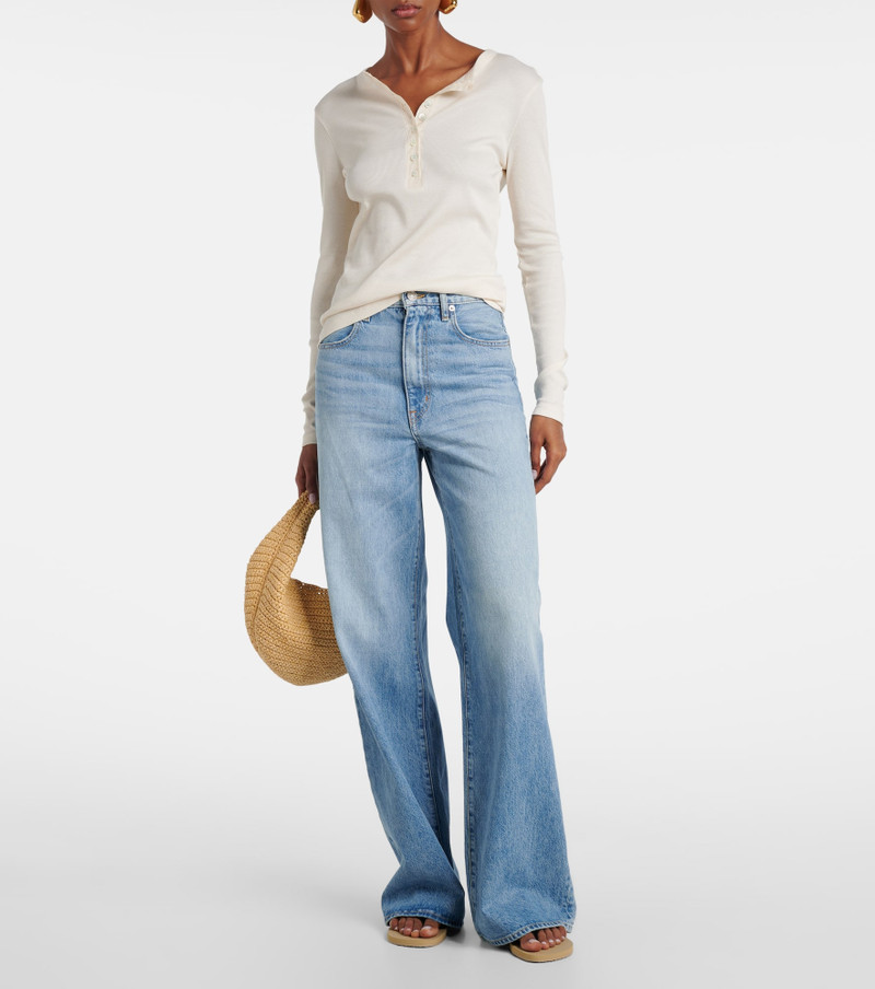 SLVRLAKE Eva high-rise wide-leg jeans outlook