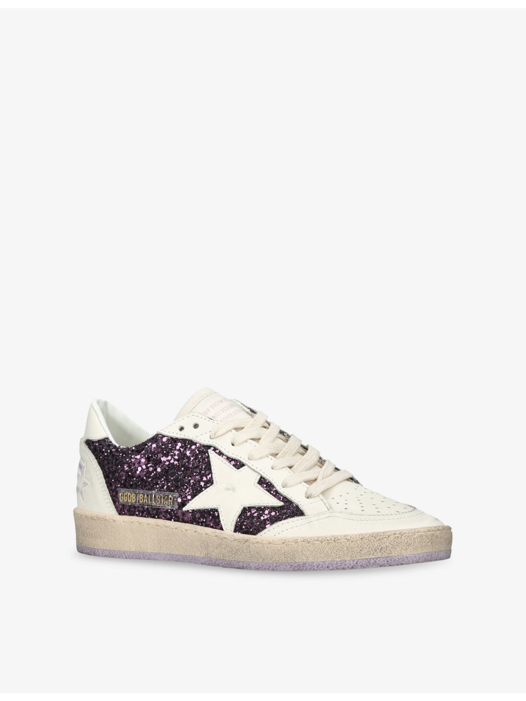 Women’s Ball Star Leather Low-Top Trainers - 3