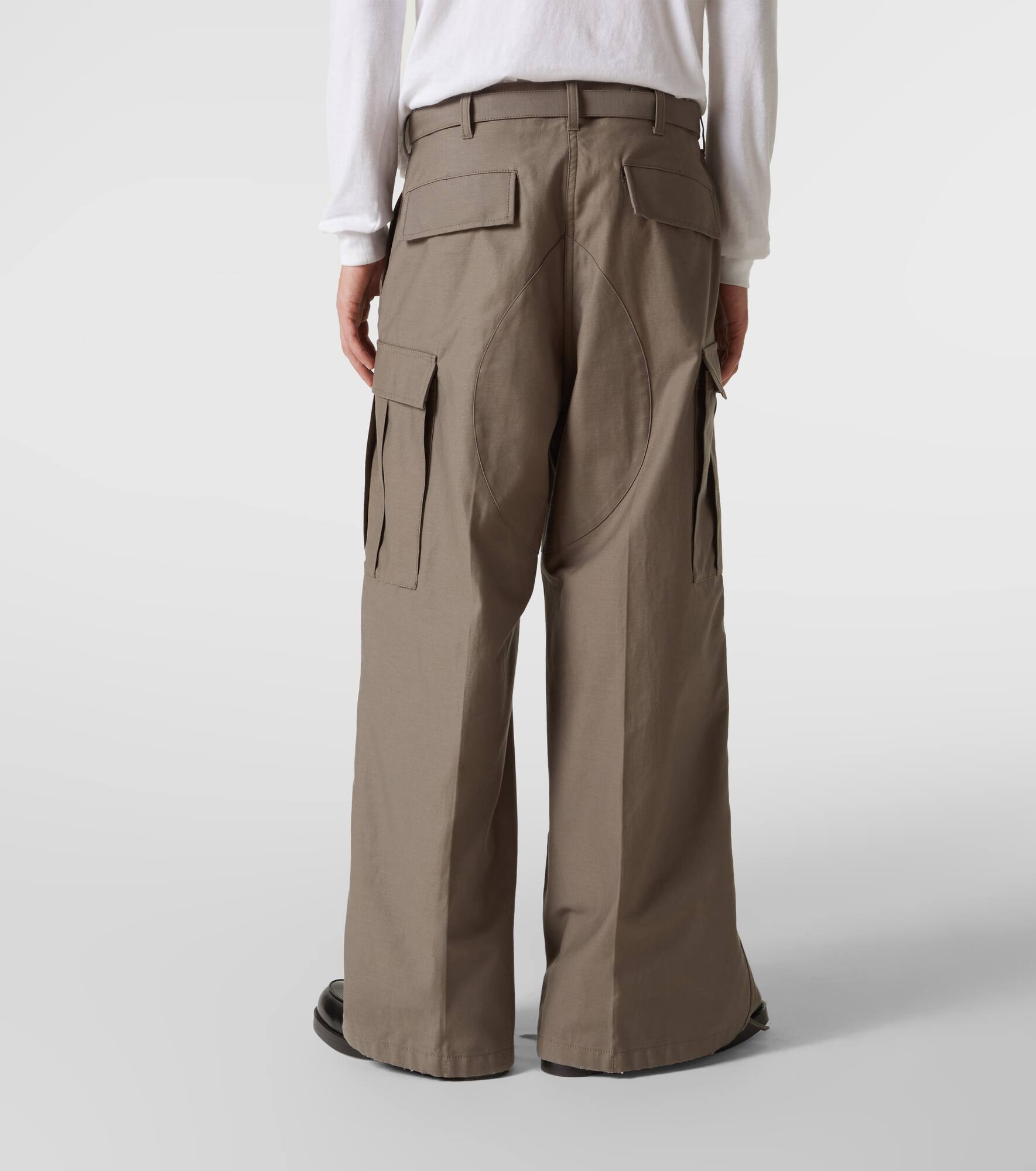 Cotton cargo pants - 4