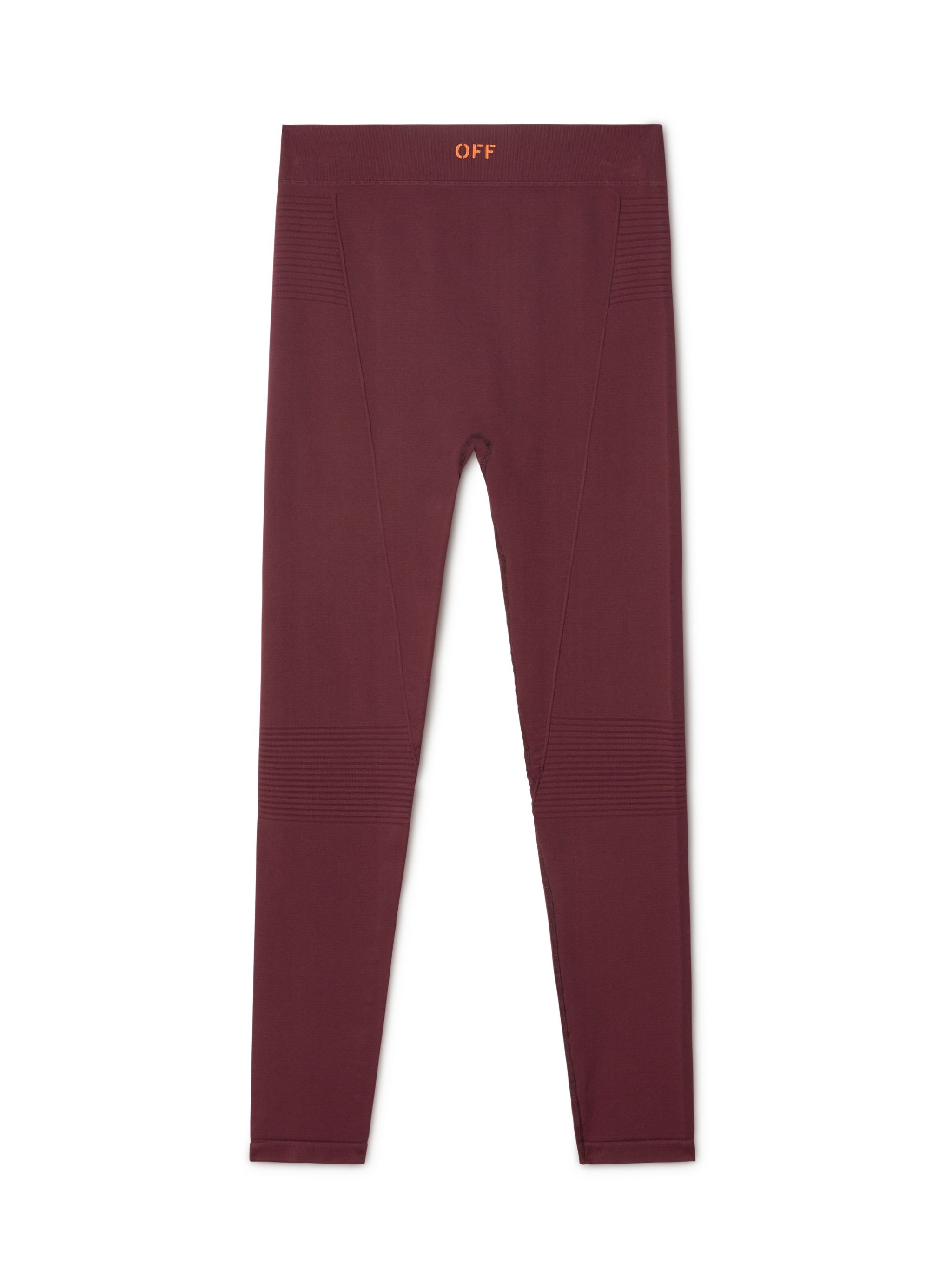 Off Stamp Seam Leggings Fig Pureed Pumpk - 1