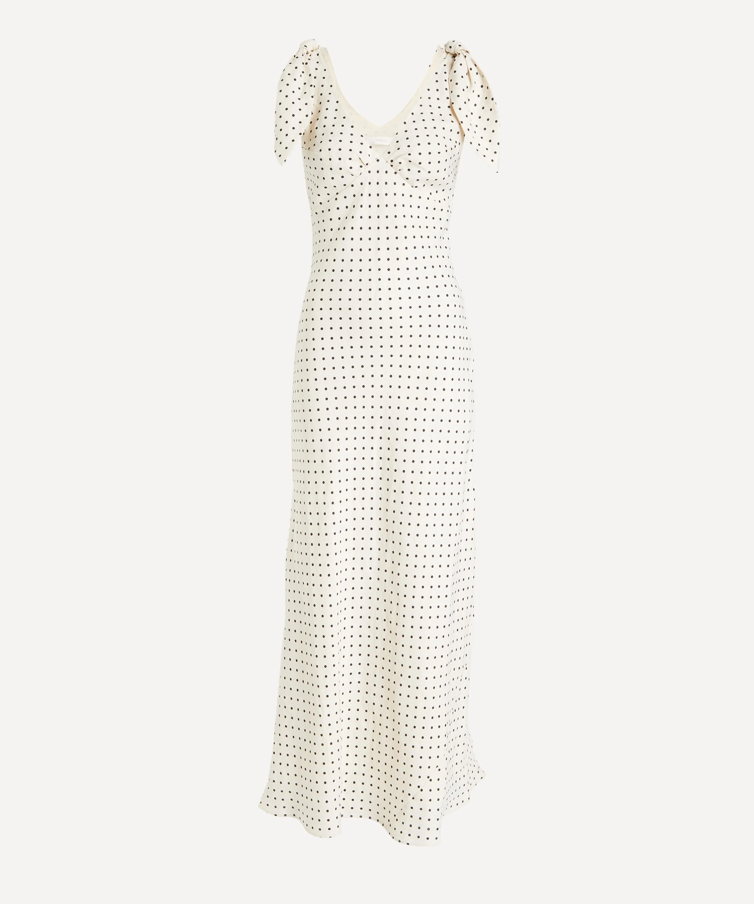 Solana Polka-Dot Midi Dress - 1
