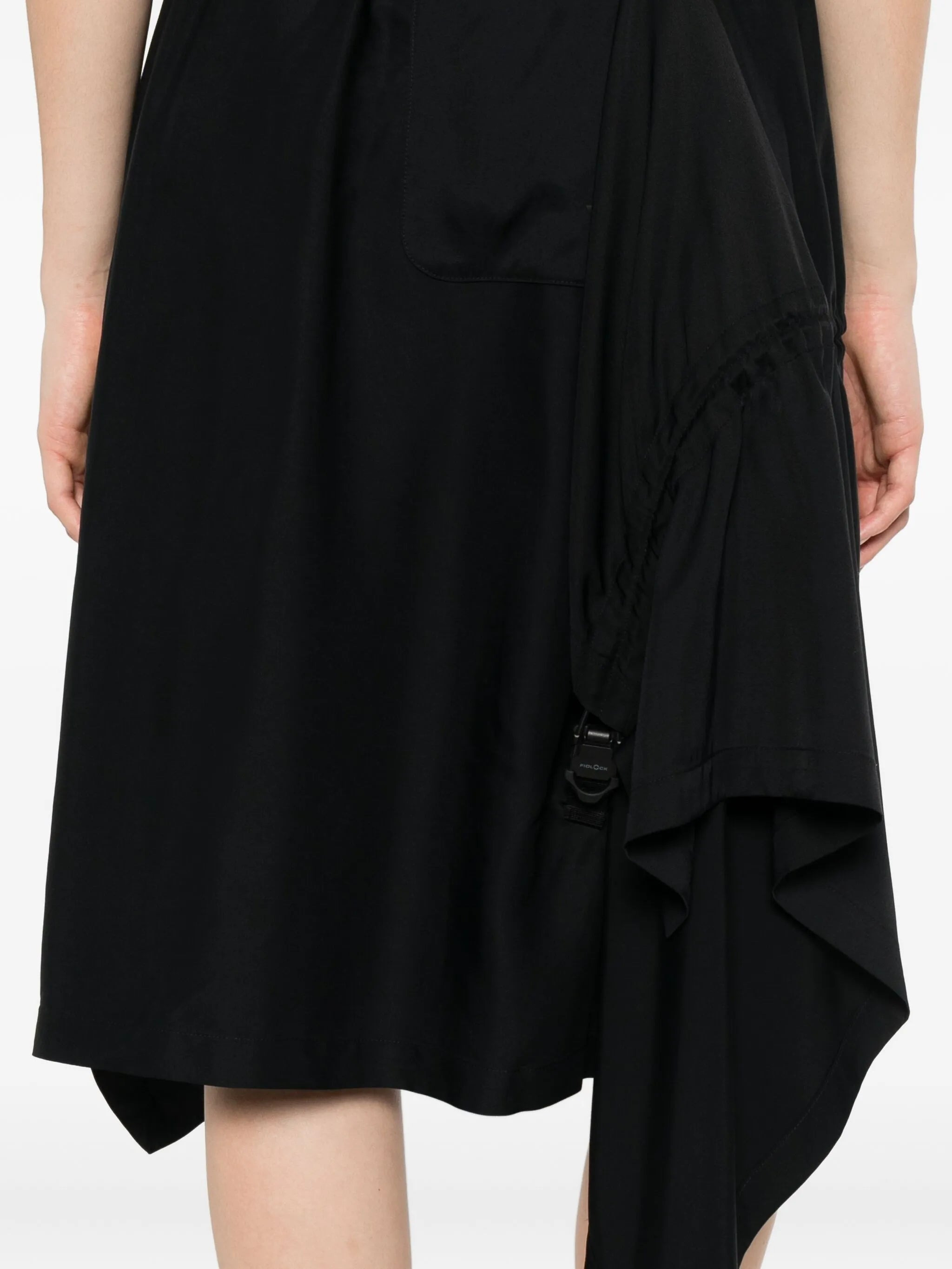 Y-3 Twill Asymmetrical Midi Skirt - 5