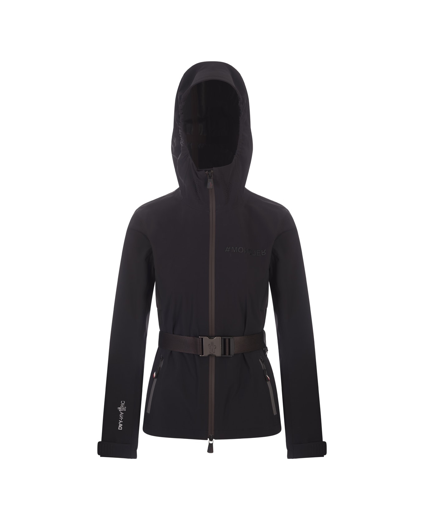 Black Fex Hooded Jacket - 1