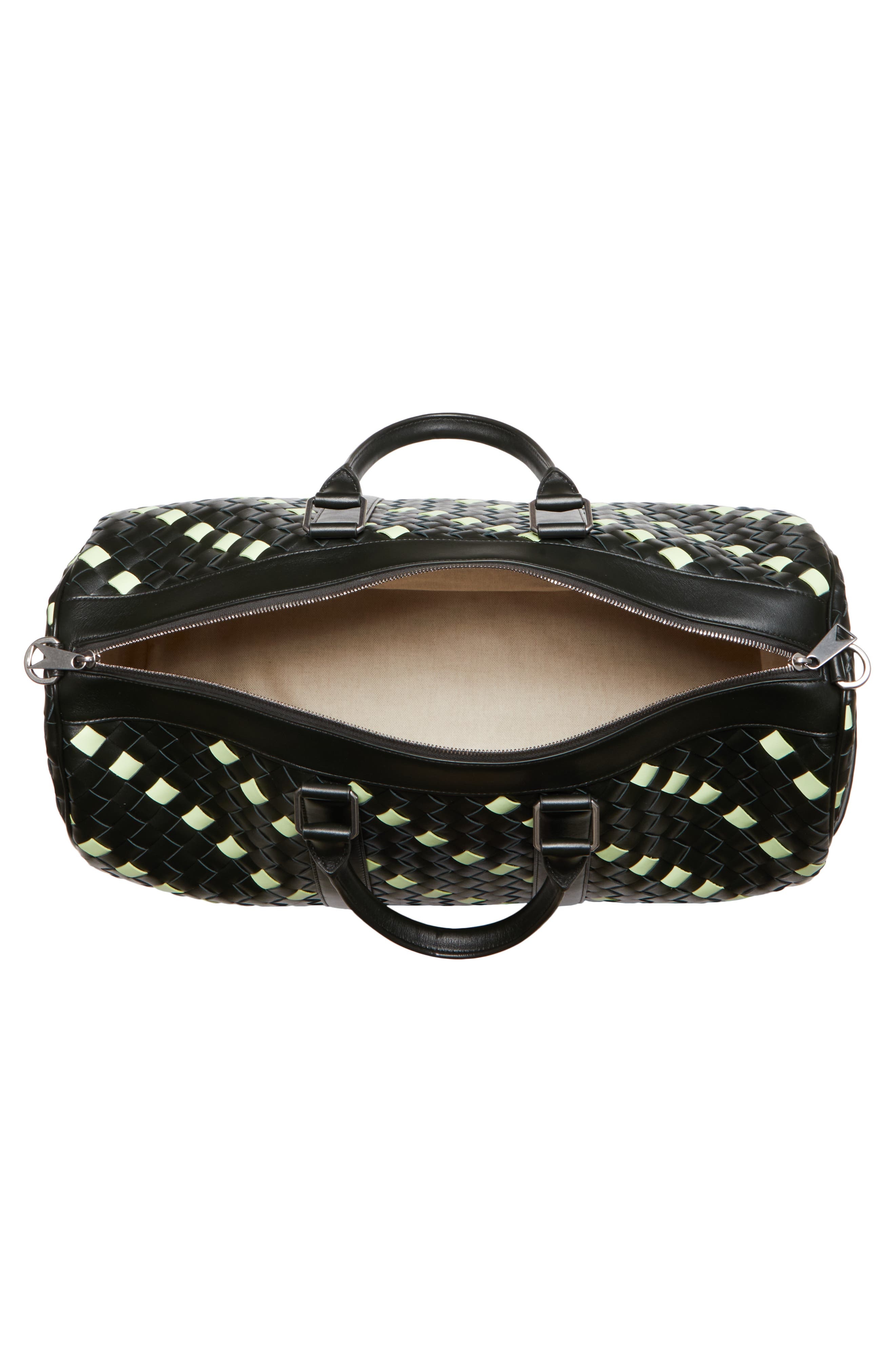 Bottega Veneta Medium Intrecciato Leather Duffle Bag in 3077 Dark Gre-Fene/D.g-Si at Nordstrom - 3