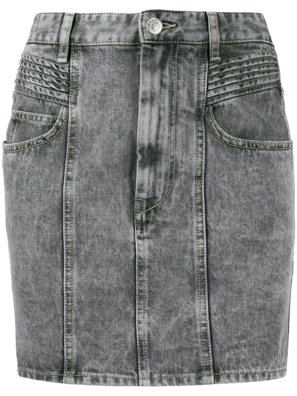 short denim skirt - 1