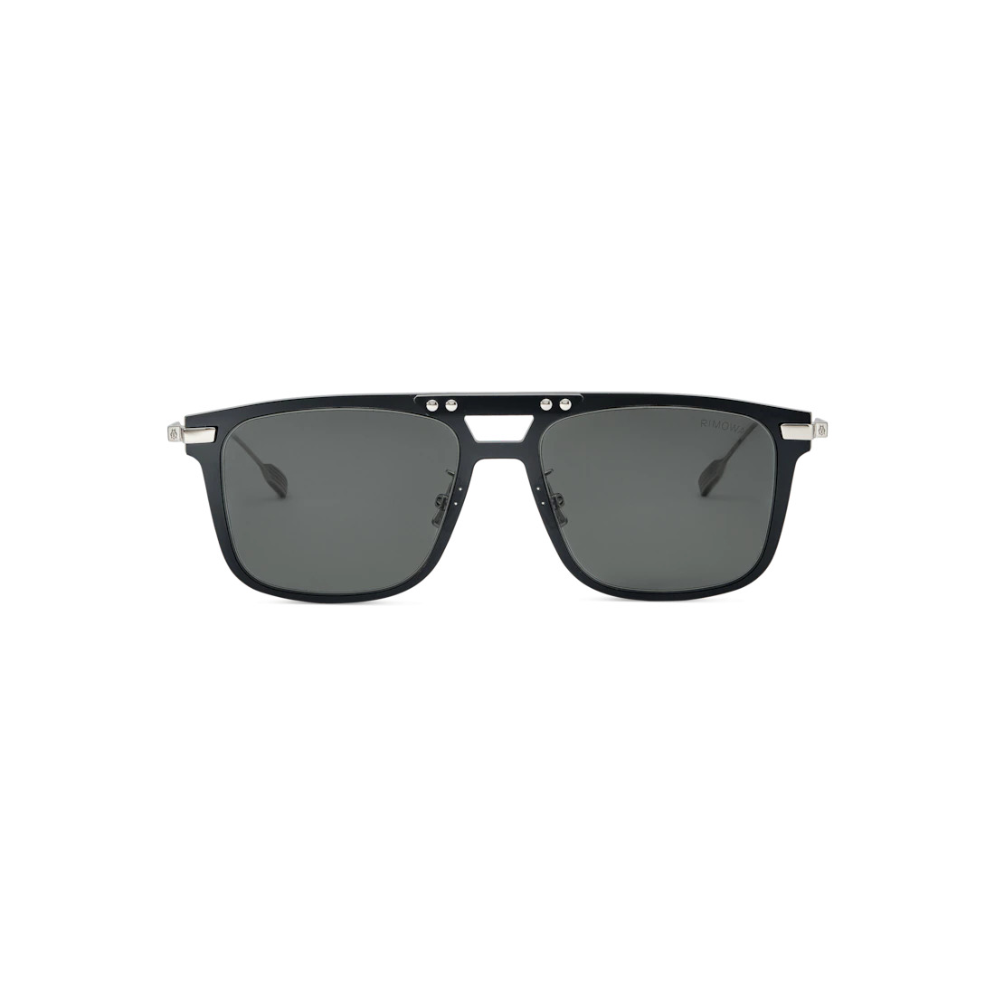 Eyewear Square Black Smoke Polarized Sunglasses - 1