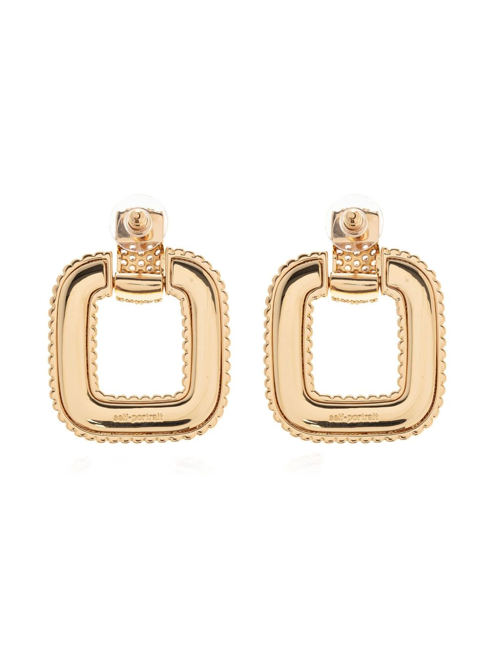 square twisted earrings - 4