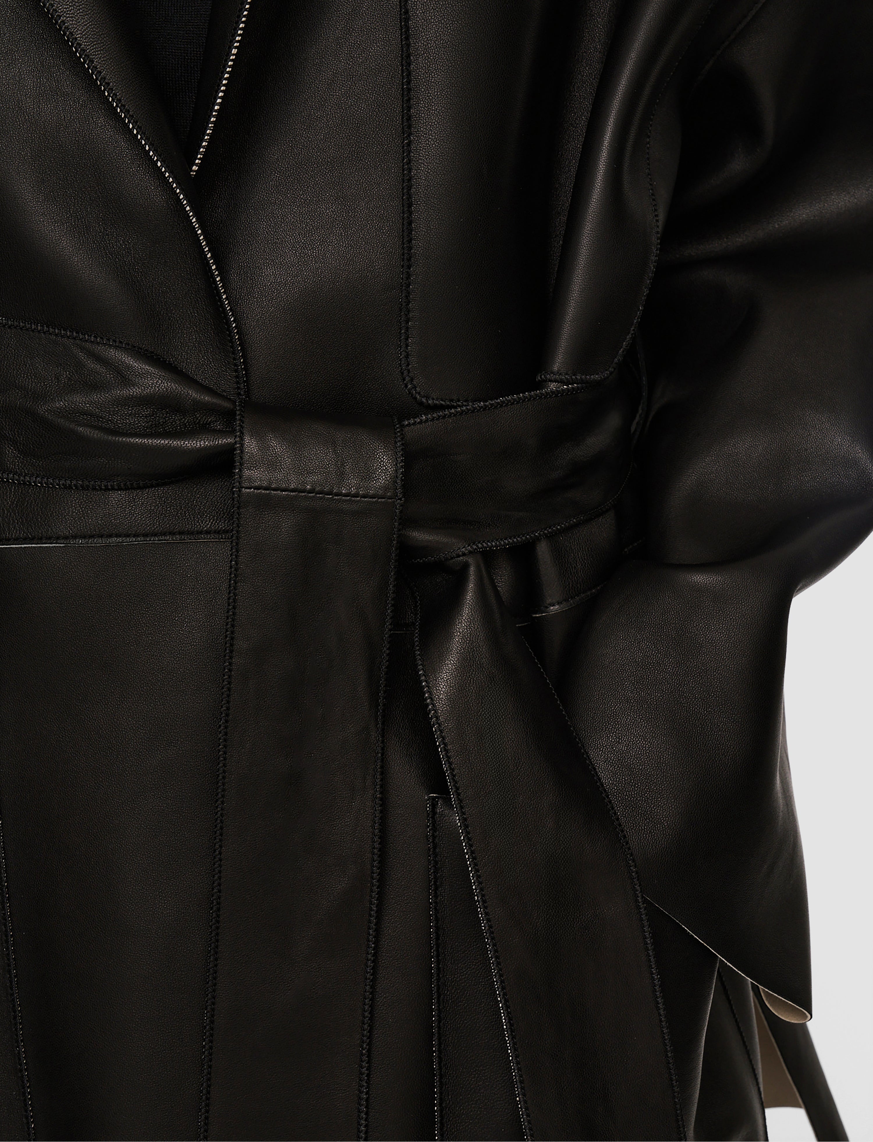 Tison Bonded Leather Jacket - 5