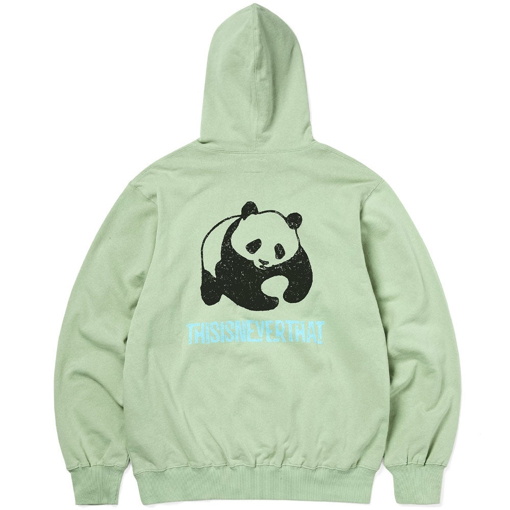 Panda Hoodie 'Pale Green' - 2