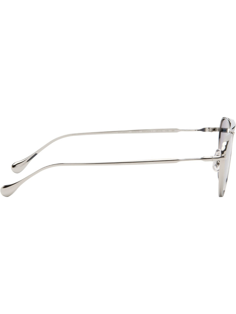 Jil Sander Silver Oliver Peoples 'Edition 1' Aviator Sunglasses outlook