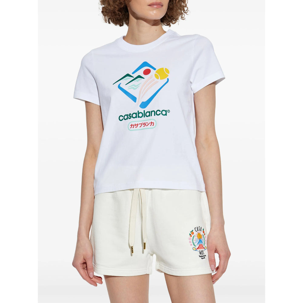 Casablanca White Tops - T-Shirts & Jerseys Women - 3