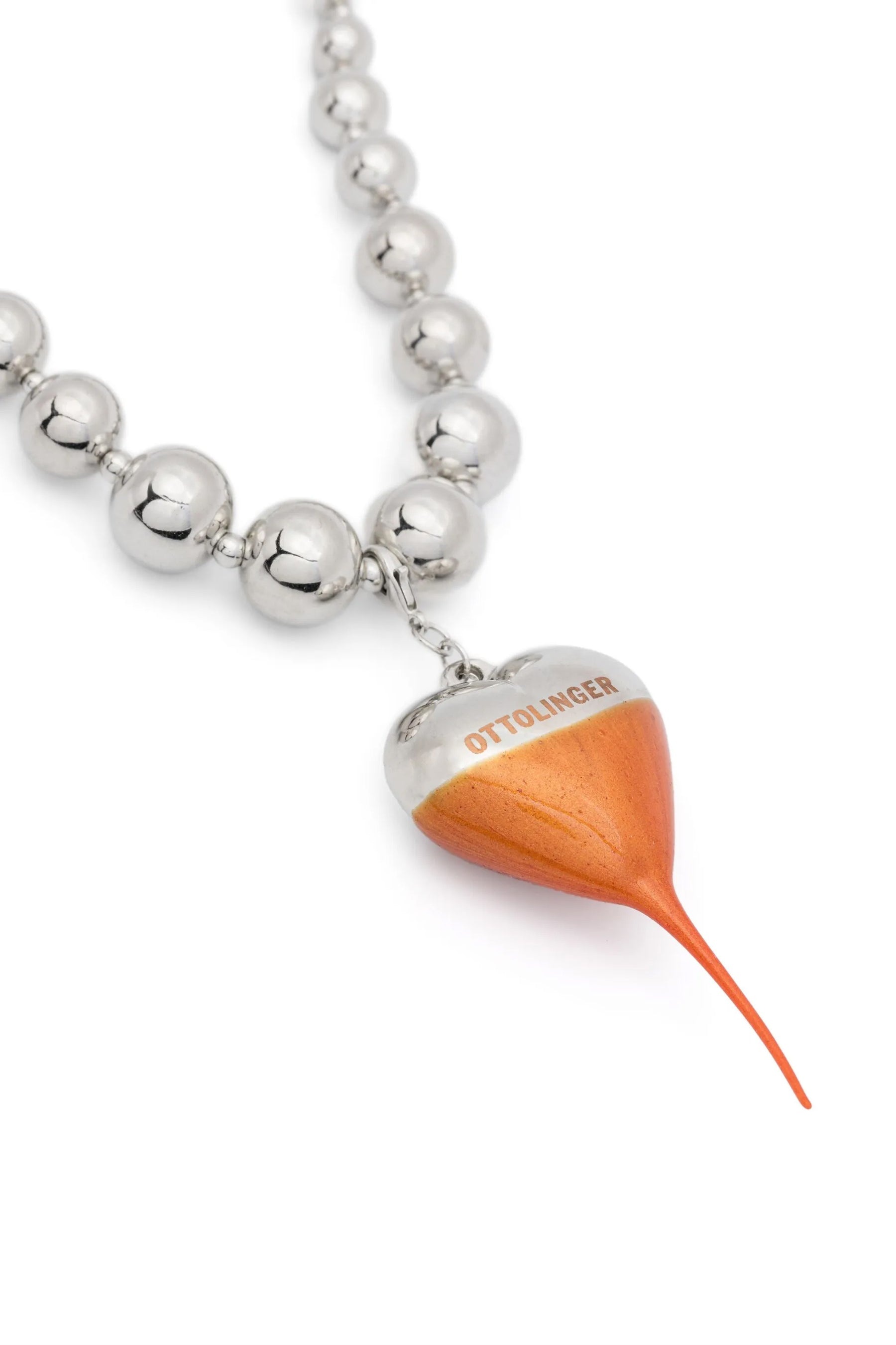 OTTO HEART NECKLACE / SIL - 2