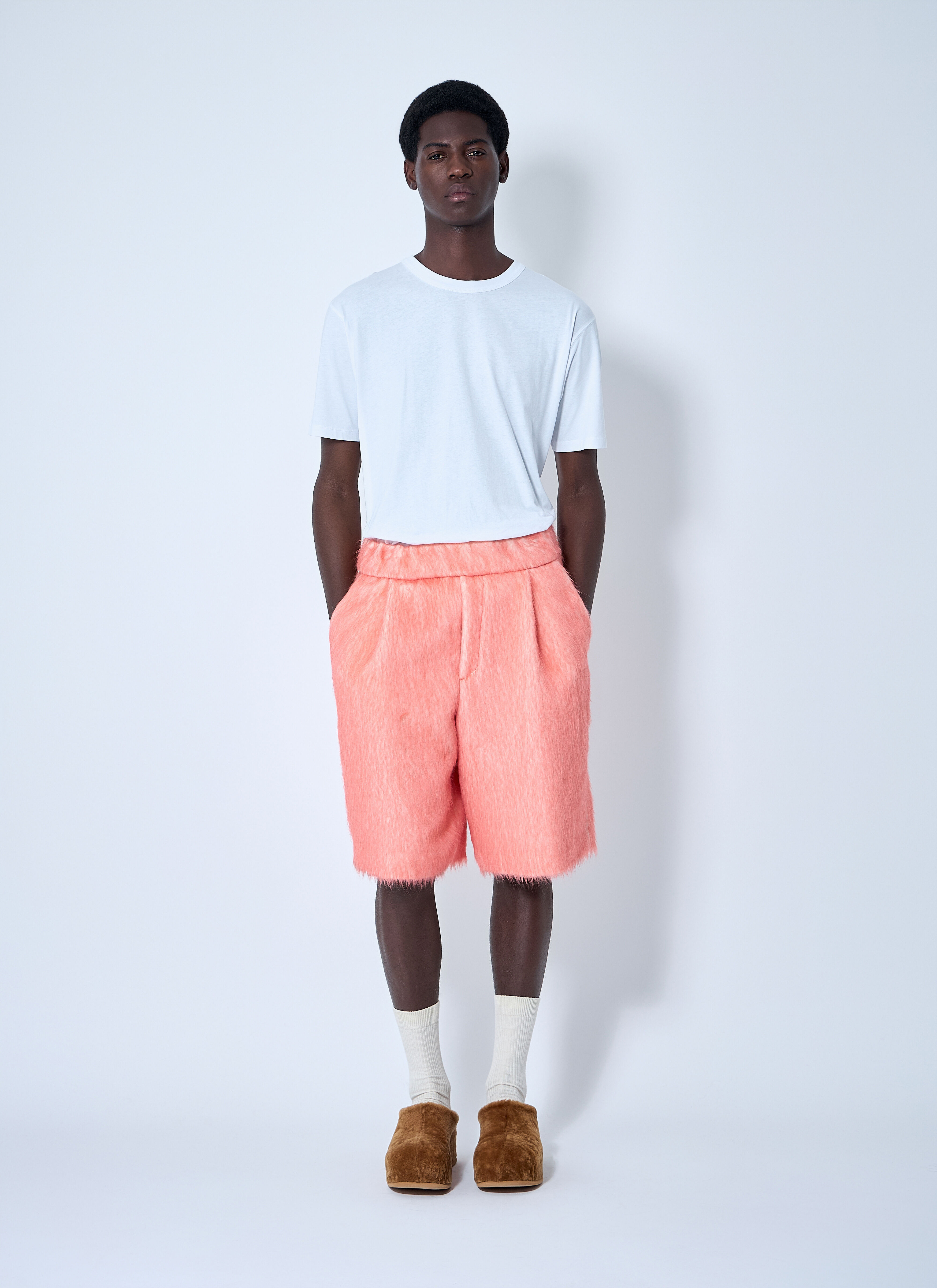 Brushed Wool Shorts - 2