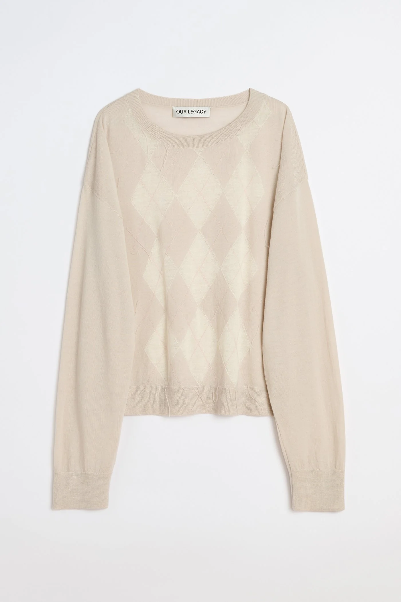 Sonar Roundneck Blossom Argyle Fine Wool - 1