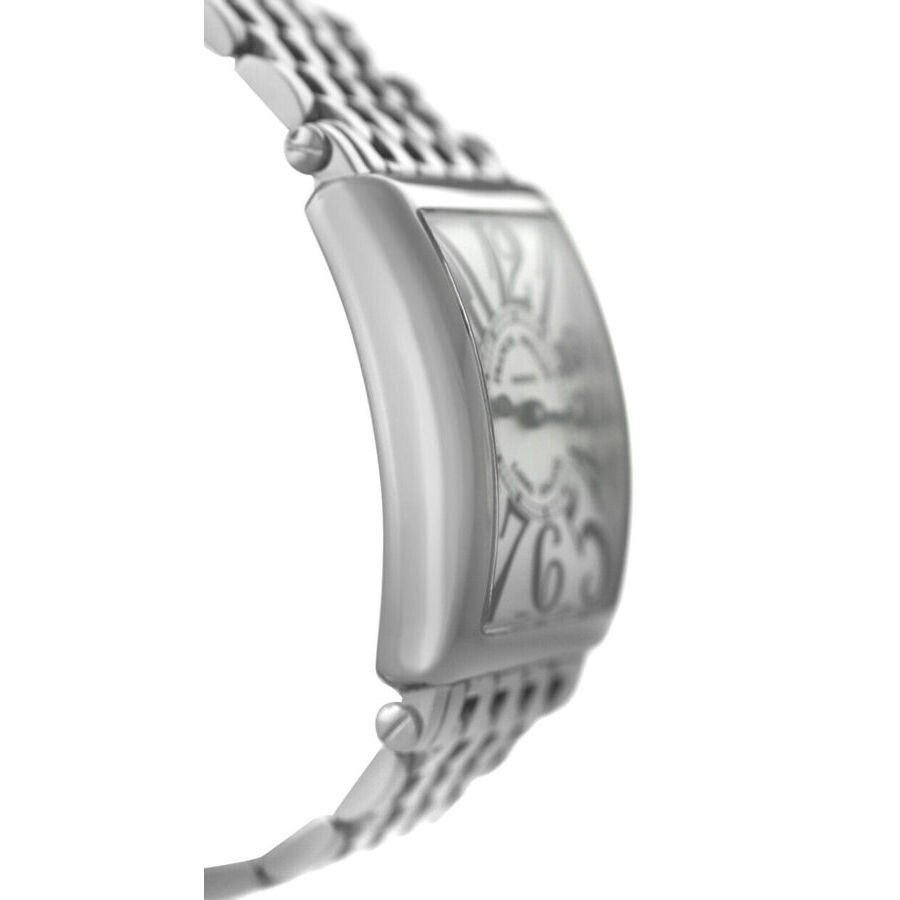 Pre-owned Franck Muller Long Island Quartz Silver Dial Ladies Watch 902QZ - 3
