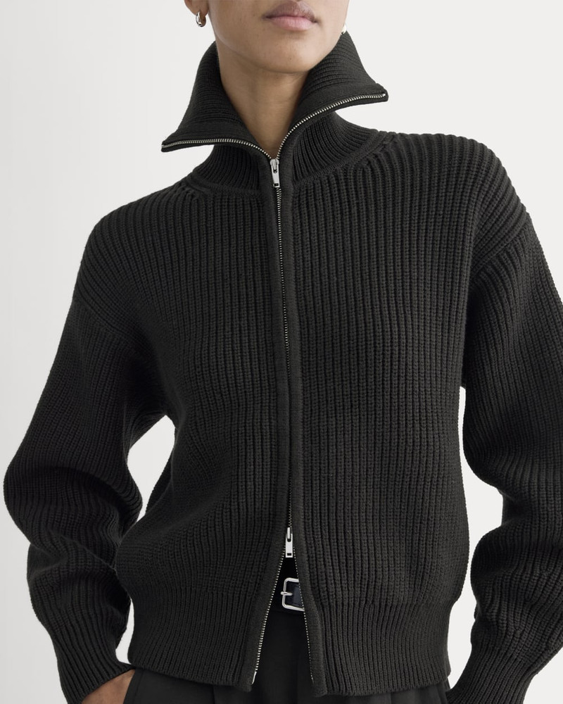 THE FULL-ZIP SWEATER IN EVERYDAY COTTON 4