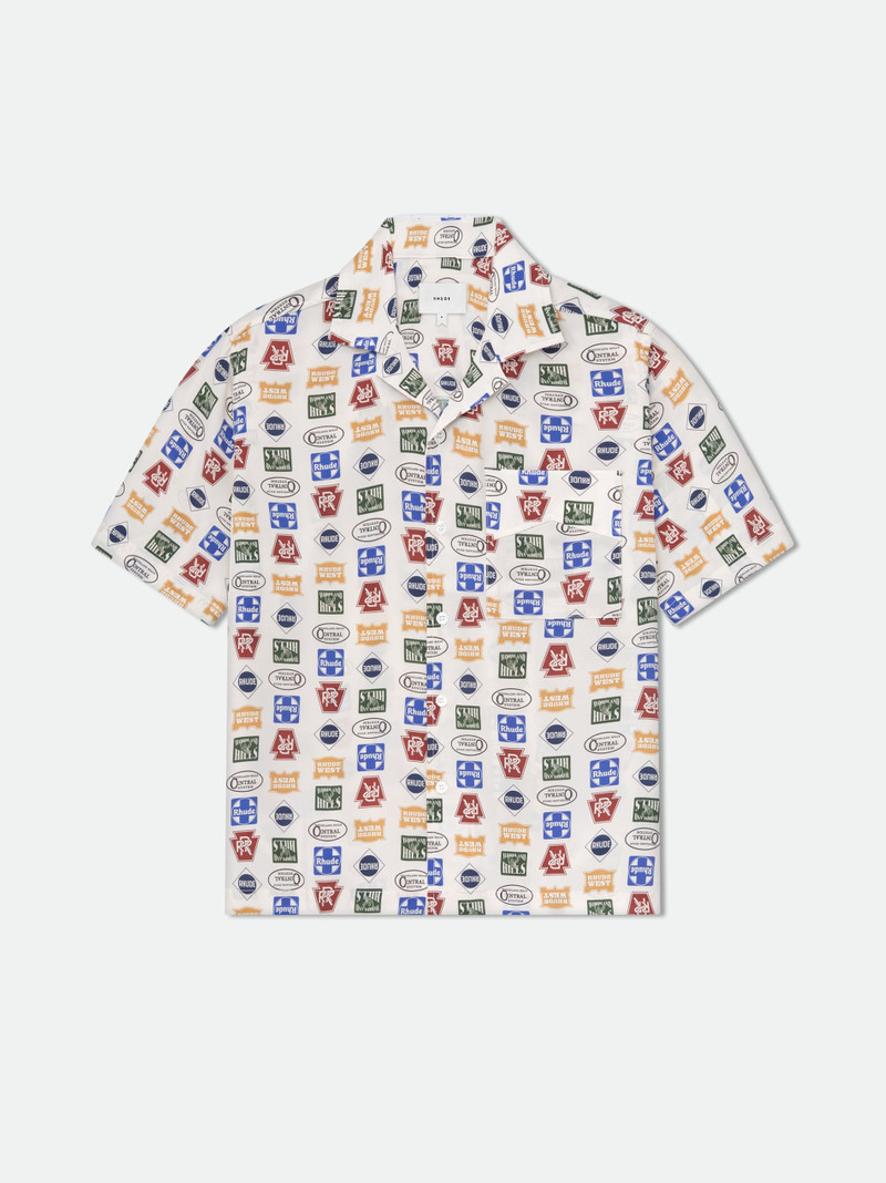 TRUCKER PRINT SILK SHIRT 1