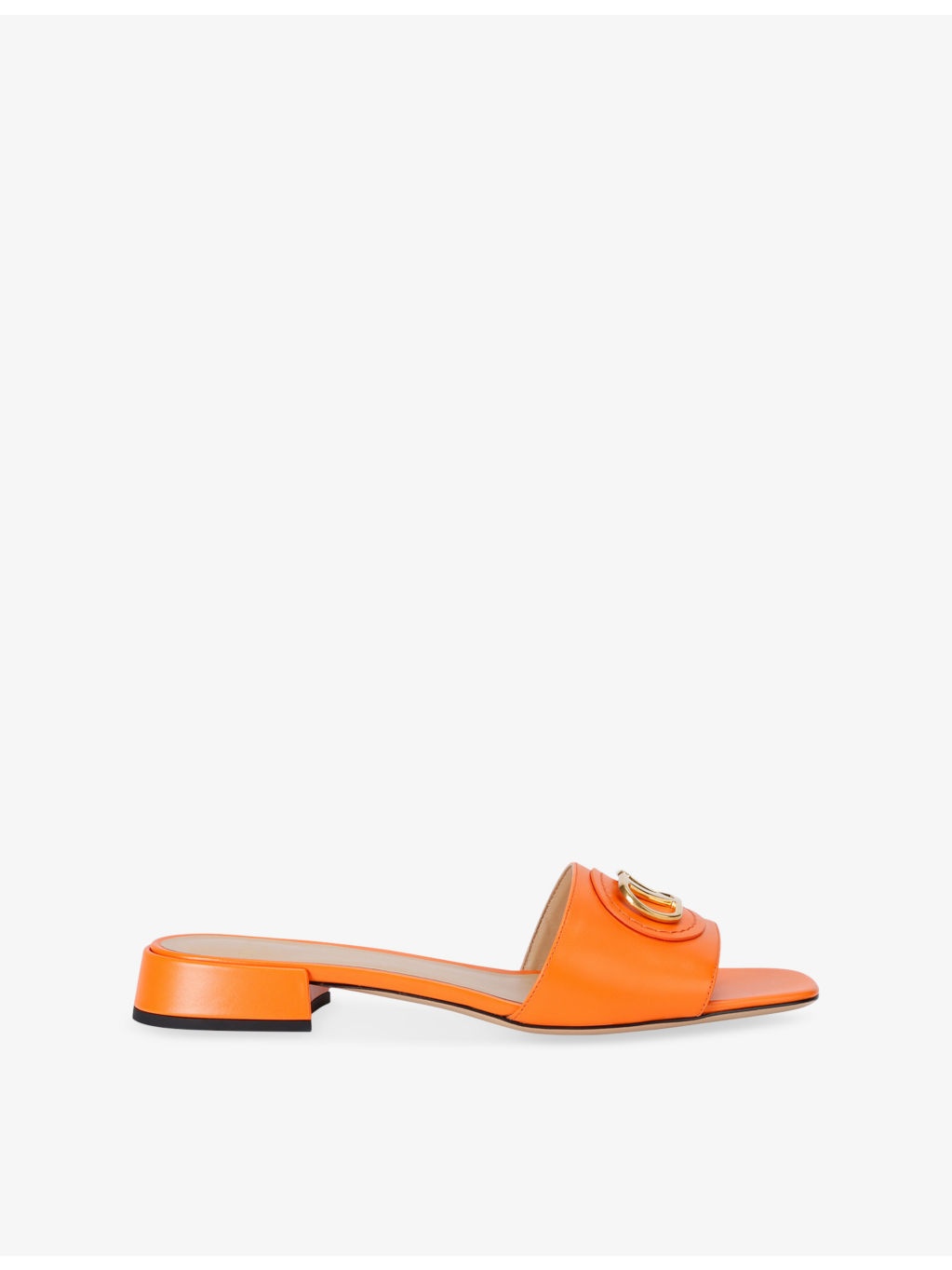 VLogo 20 Leather Slides - 1
