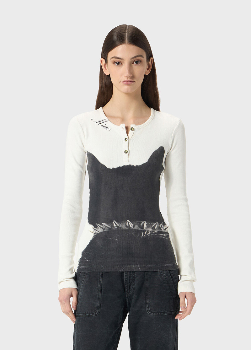 Blumarine PRINTED JERSEY SWEATER outlook