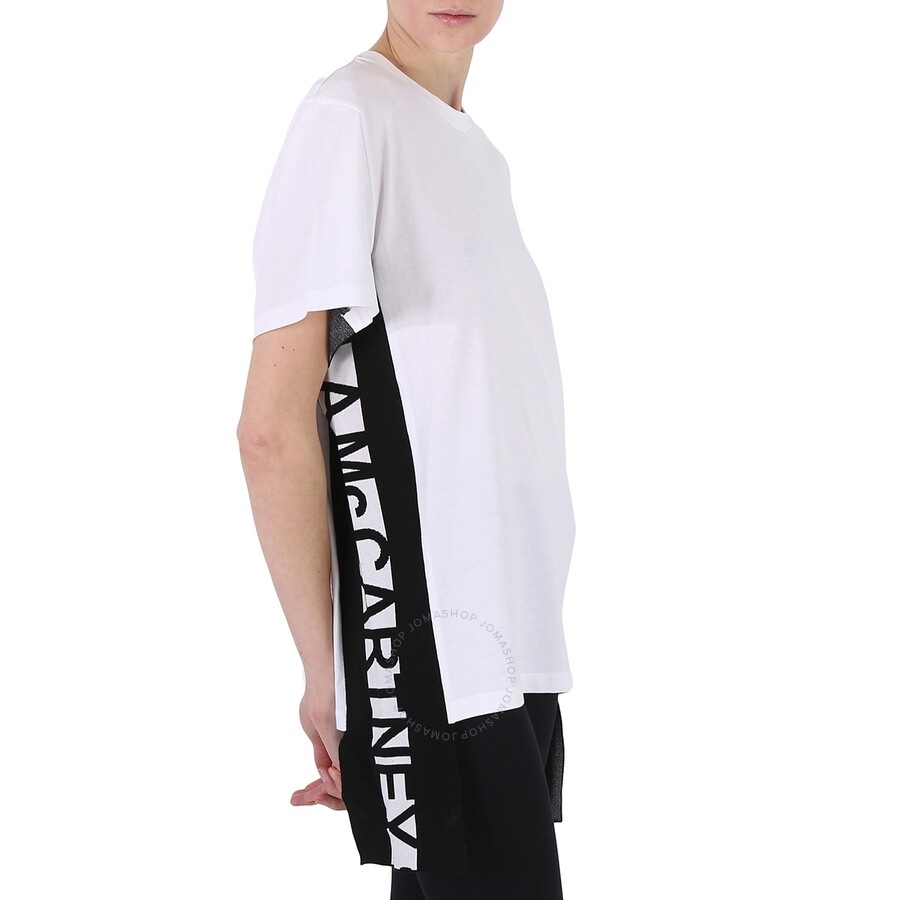 Stella McCartney Logo T-Shirt in White - 4