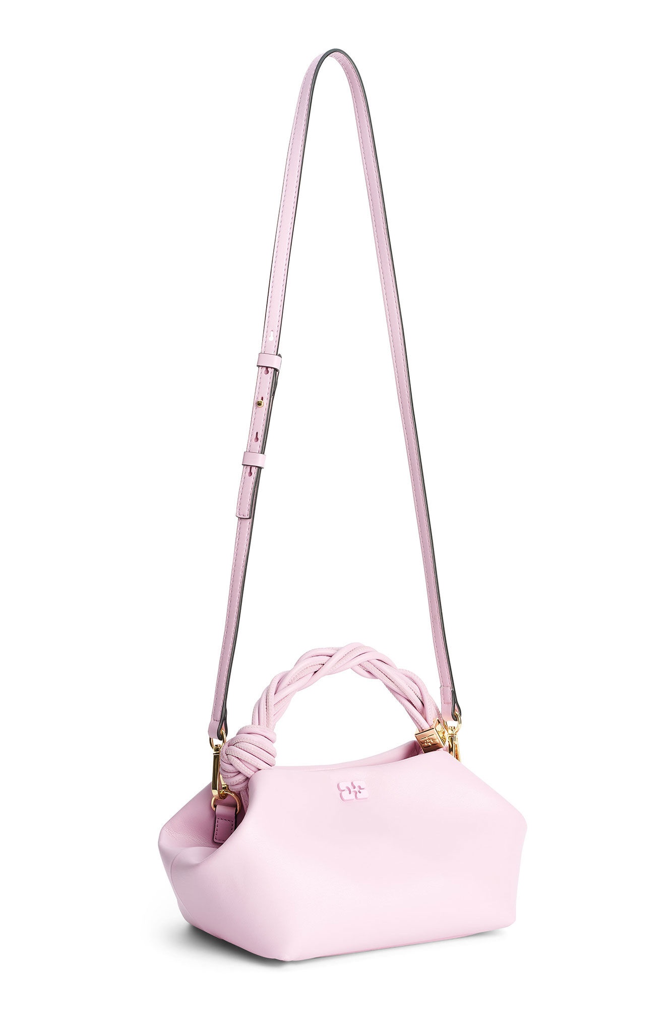 LIGHT PINK SMALL GANNI BOU BAG - 6