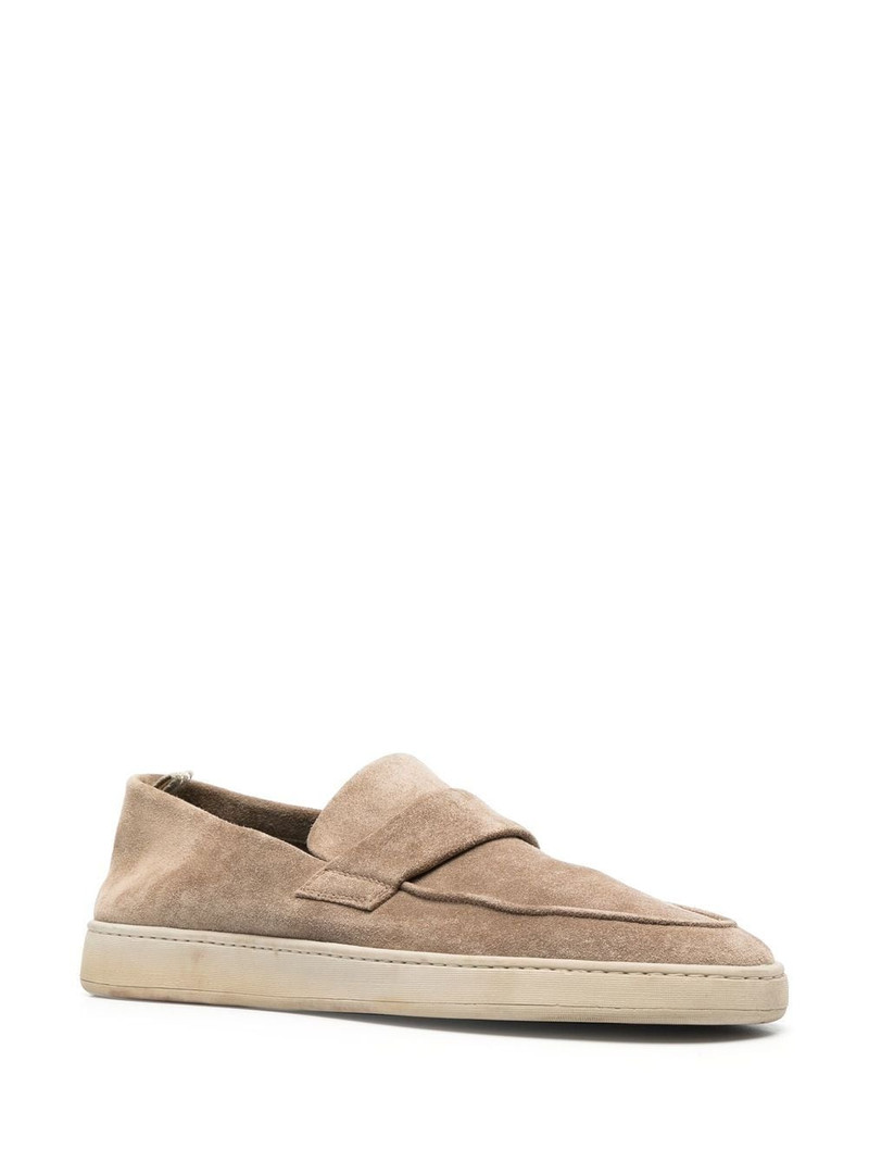 OFFICINE CREATIVE Herbie suede loafers outlook