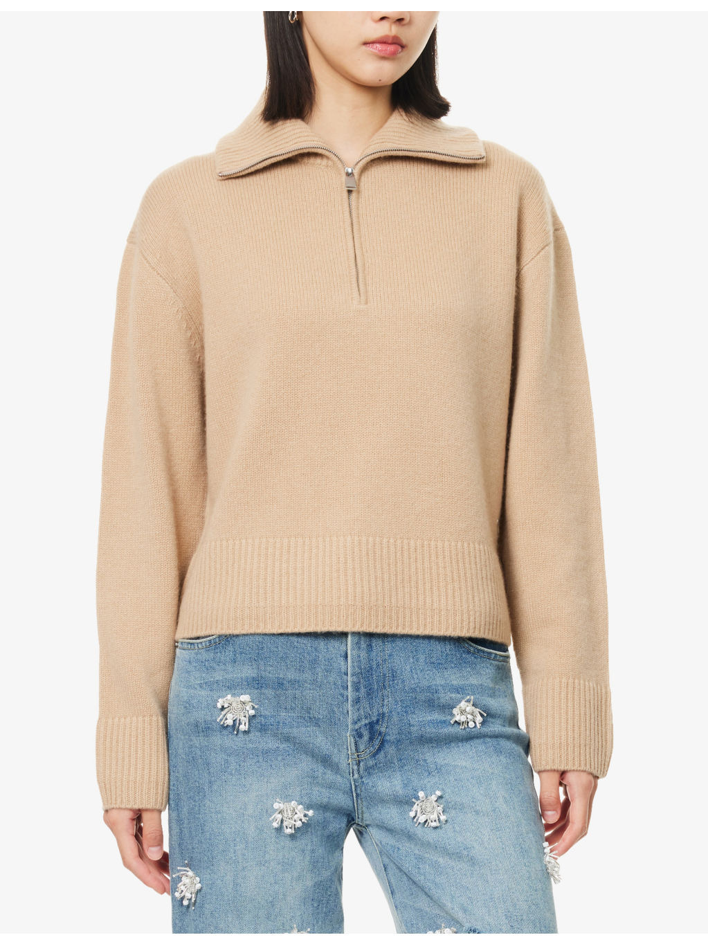 Andes Half-Zip Cashmere Jumper - 3