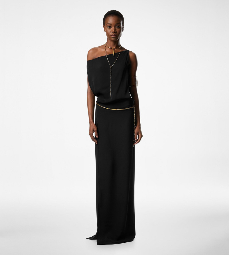 TOM FORD OFF THE SHOULDER EVENING DRESS WITH SIDE SLIT outlook