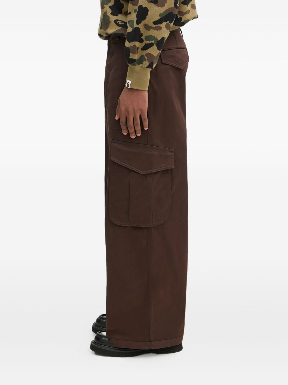 cotton cargo trousers - 4