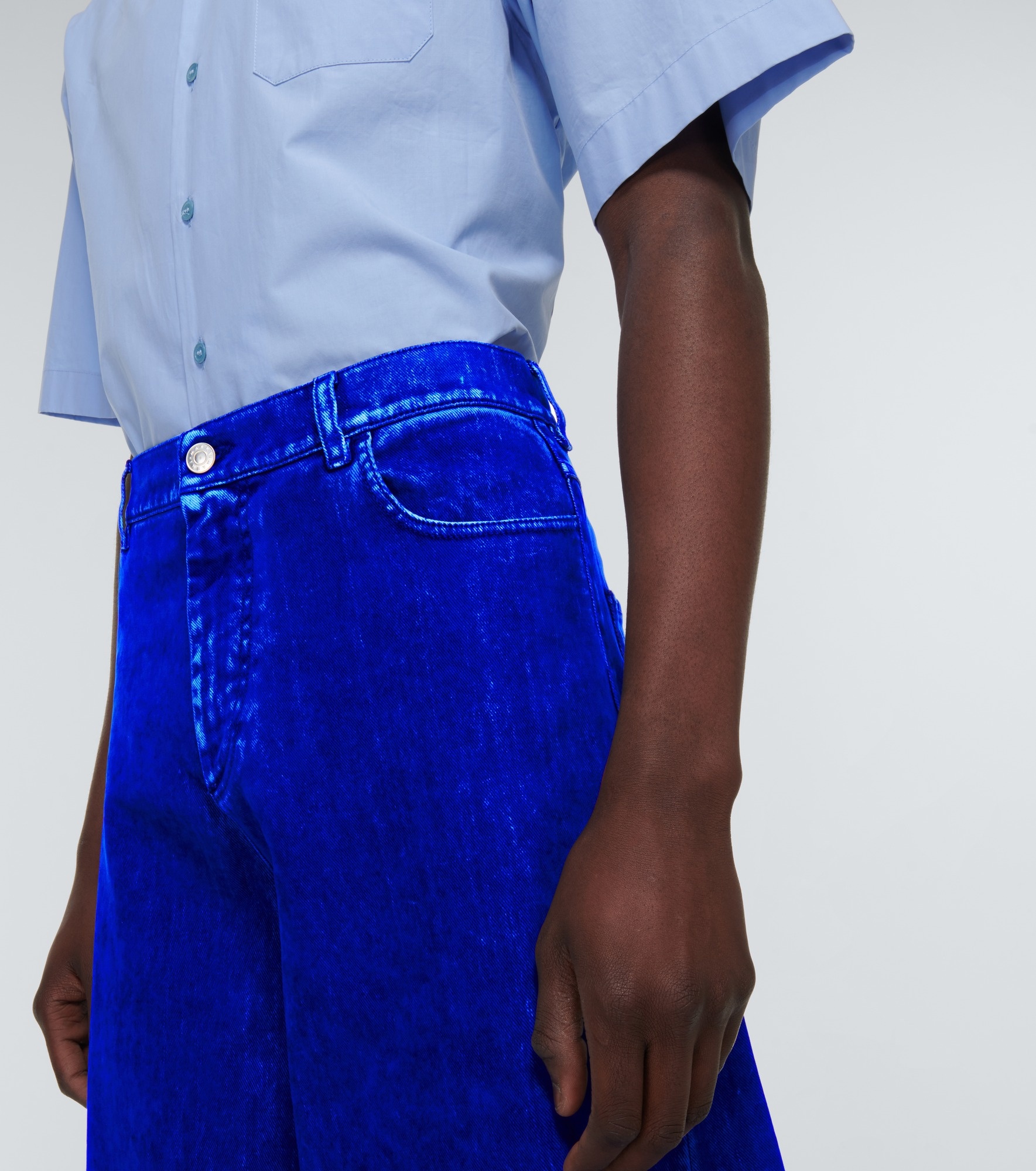 Mid-rise barrel-leg jeans - 5
