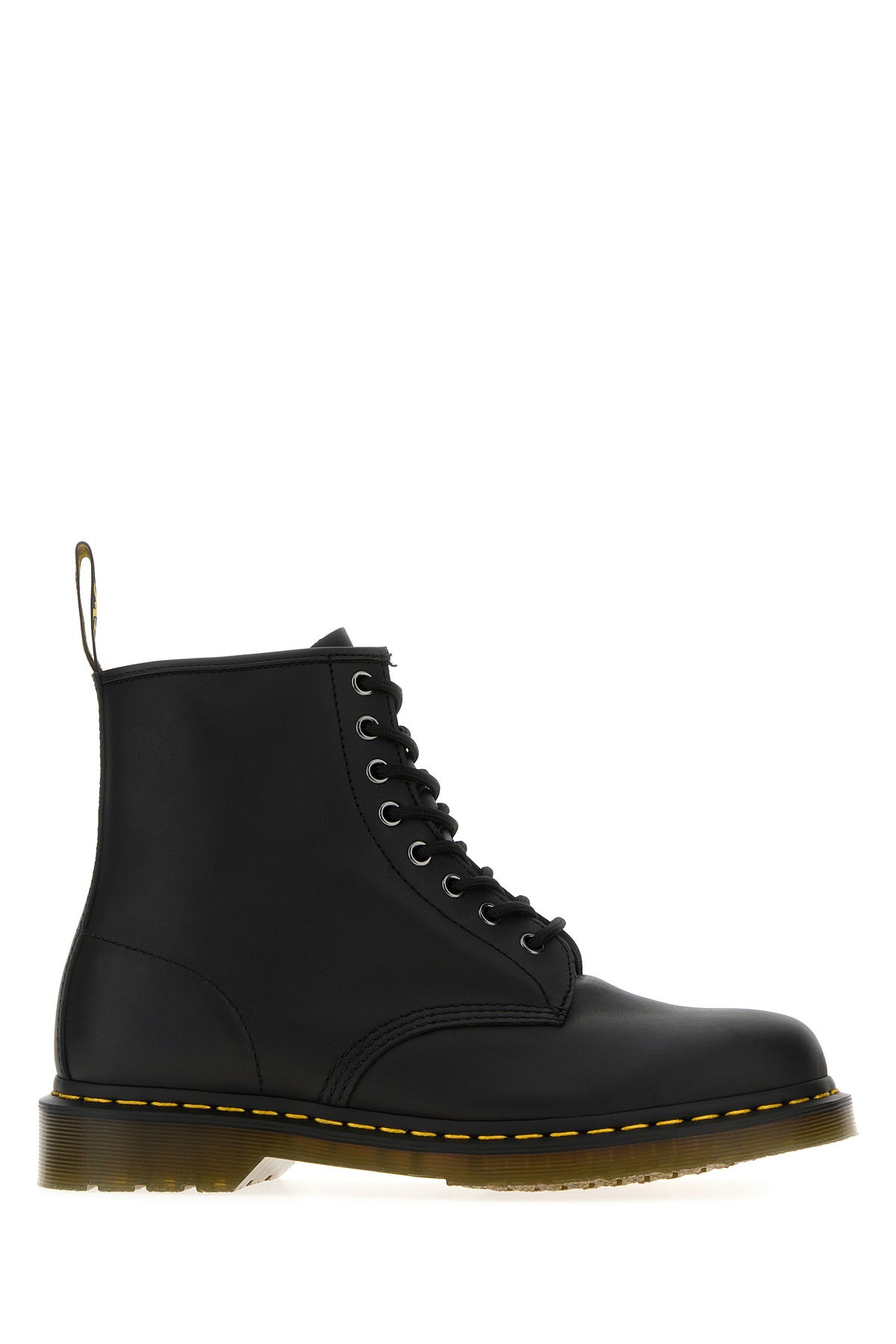 Black nappa leather ankle boots - 1