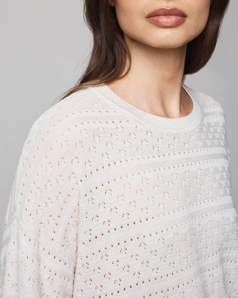 Splendid Georgie Cashblend Pointelle Sweater outlook