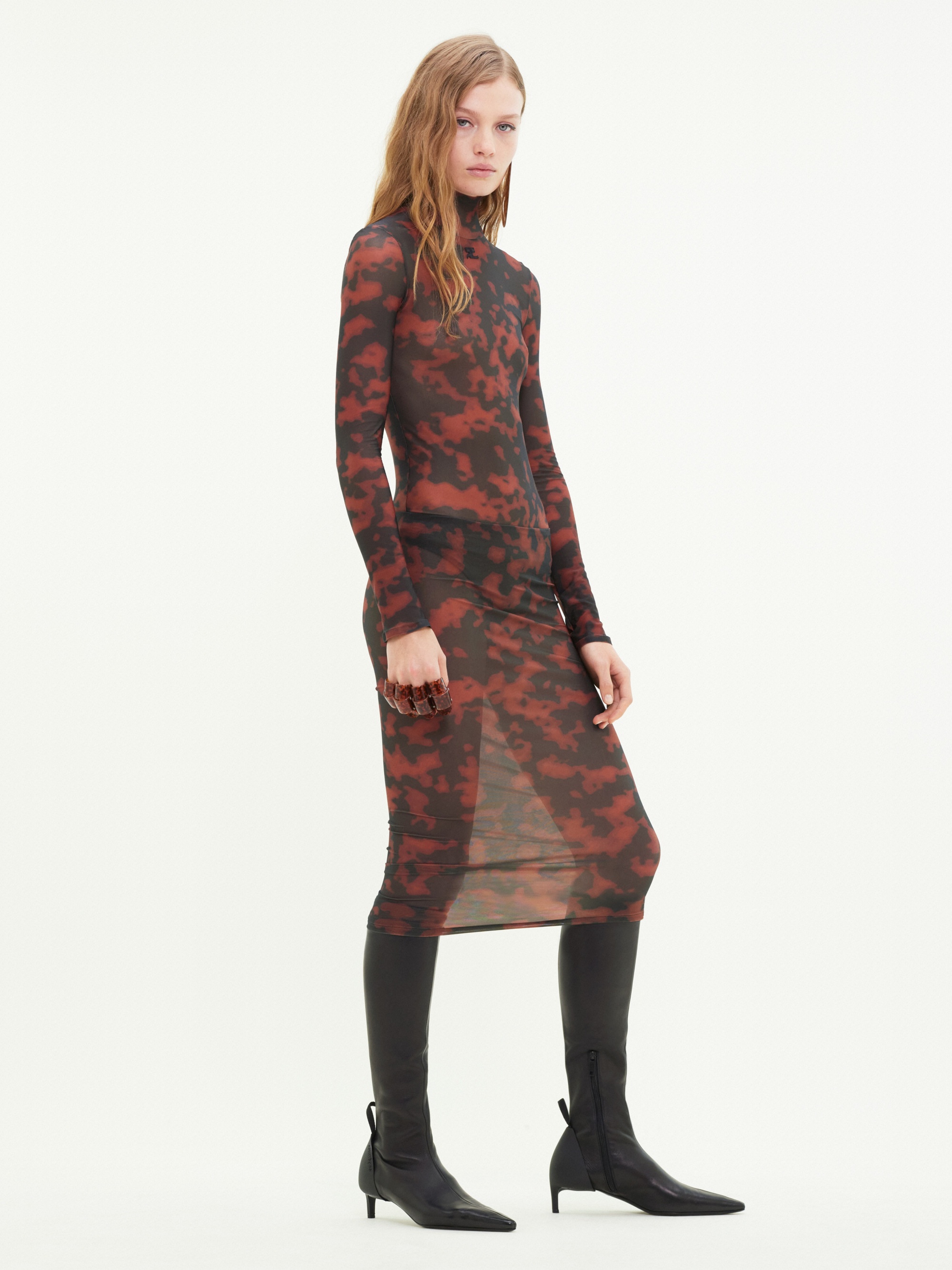 SECOND SKIN PRINTED TUBE SKIRT - 3