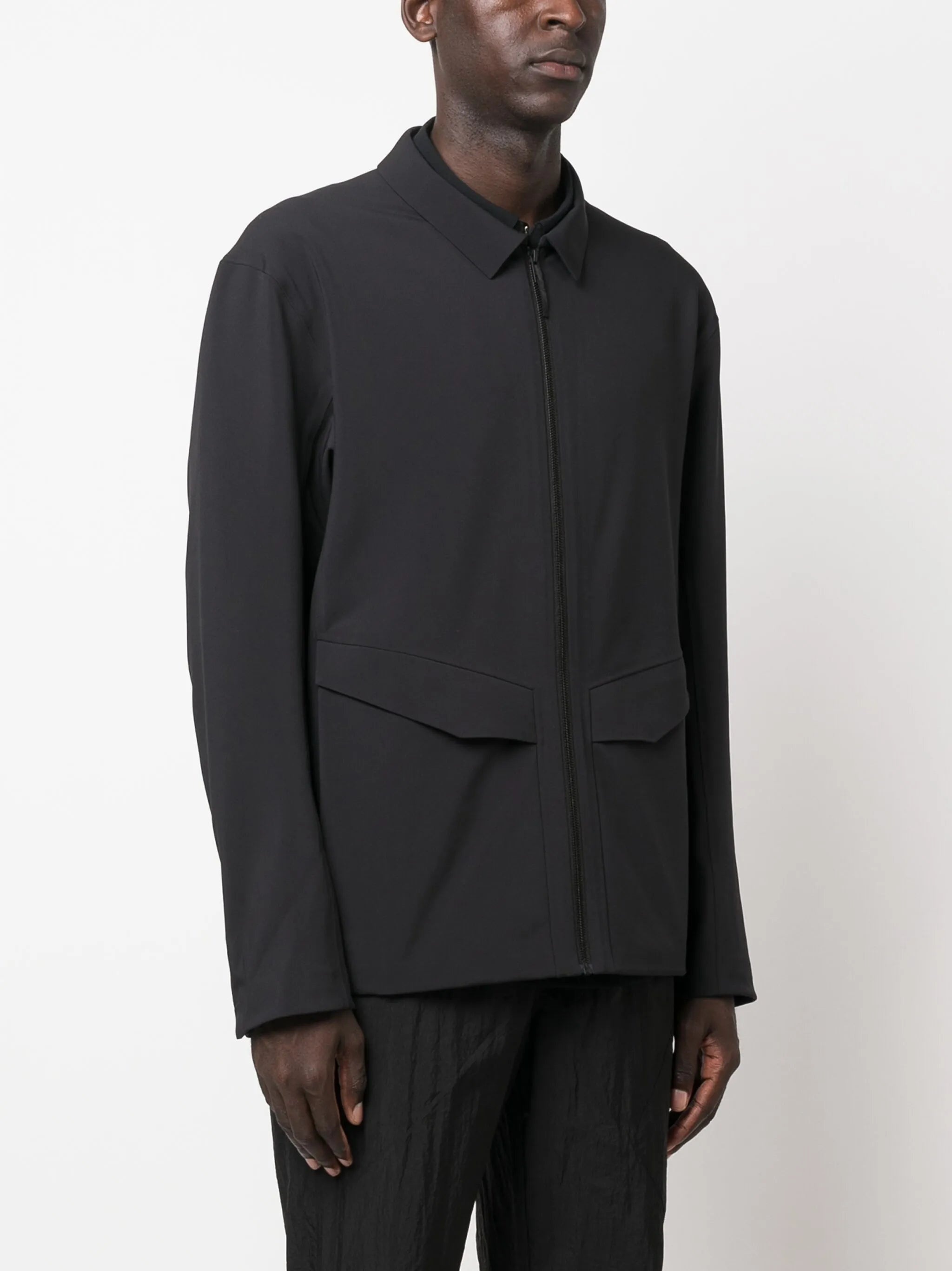 Zip-up Shirt Jacket - 2