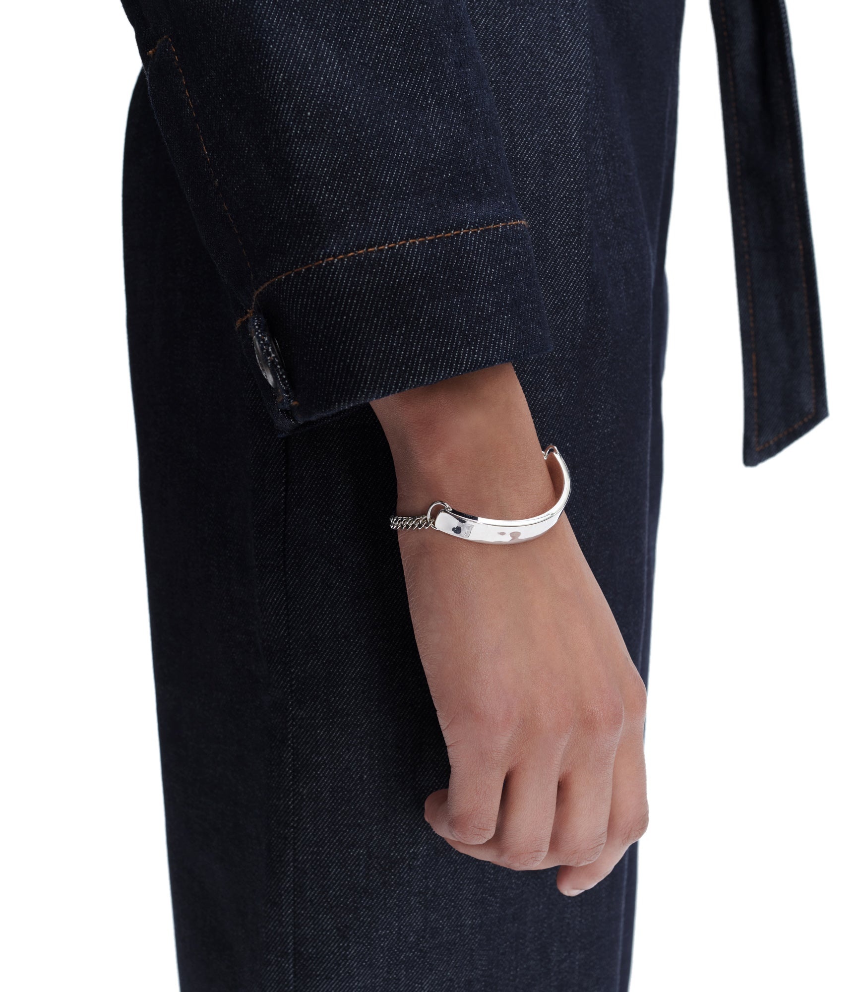 Darwin thin curb chain bracelet - 3