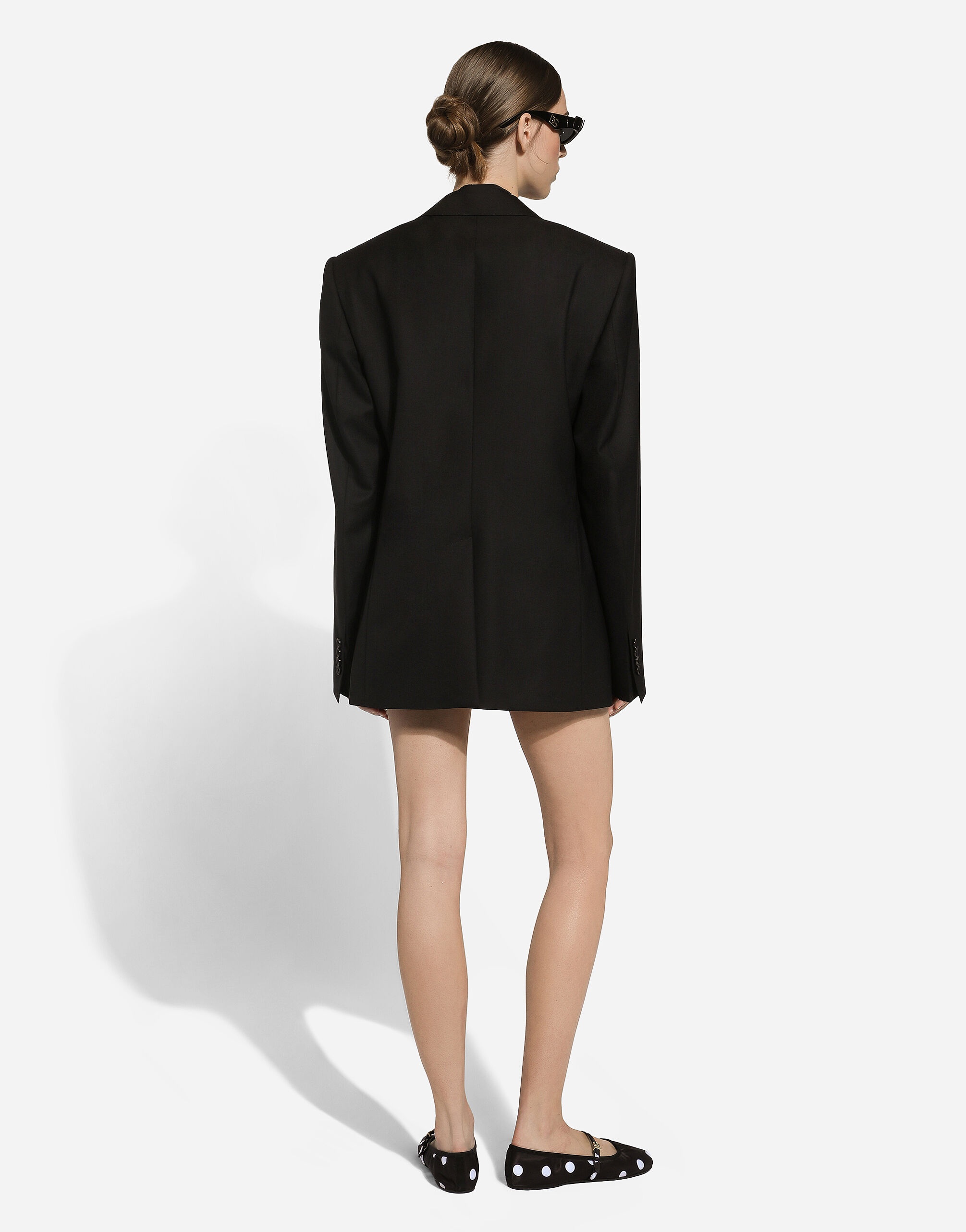 Single-breasted woolen jacket - 3